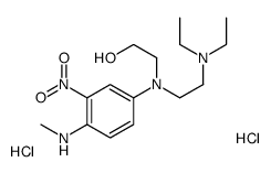2-[2-diethylaminoethyl-(4-methylamino-3-nitro-phenyl)amino]ethanol dihydrochloride结构式