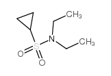 N,N-二乙基环丙烷磺酰胺结构式