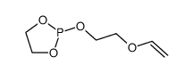2-(2-vinyloxy-ethoxy)-[1,3,2]dioxaphospholane Structure