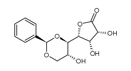 5,7-O-benzylidene-D-glycero-D-gulo-heptono-1,4-lactone结构式
