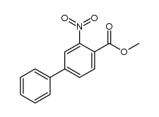 methyl 2-nitro-4-phenylbenzoate结构式