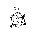 1,7-bis(chlorodimethylsilyl)-1,7-dicarba-closo-dodecaborane(12) Structure