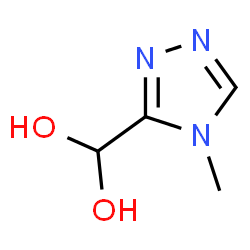 Methanediol, (4-methyl-4H-1,2,4-triazol-3-yl)- (9CI)结构式