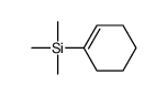 1-Cyclohexenyltrimethylsilane结构式