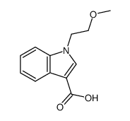 1-(2-methoxyethyl)-1H-indole-3-carboxylic acid Structure