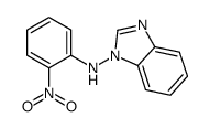 N-(2-nitrophenyl)benzimidazol-1-amine Structure