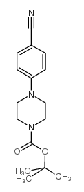 1-Boc-4-(4-氰基苯基)哌嗪结构式