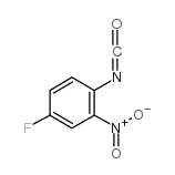 异氰酸 4-氟-2-硝基苯酯结构式