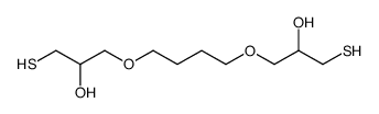 1-[4-(2-hydroxy-3-sulfanylpropoxy)butoxy]-3-sulfanylpropan-2-ol结构式