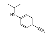 4-(异丙氨基)苄腈结构式