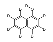 1-萘酚-D8结构式