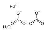 Palladium(2+) nitrate hydrate (1:2:1) Structure