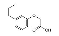 2-(3-propylphenoxy)acetic acid结构式