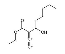 2-diazonio-1-ethoxy-3-hydroxyoct-1-en-1-olate结构式