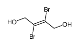 反-2,3-二溴-2-丁烯-1,4-二醇结构式