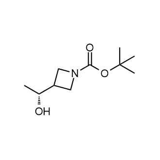 (R)-3-(1-羟乙基)氮杂环丁烷-1-羧酸叔丁酯结构式