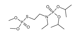 Phosphorothioic acid S-[2-[diisopropoxyphosphinyl(ethyl)amino]ethyl]O,O-dimethyl ester结构式
