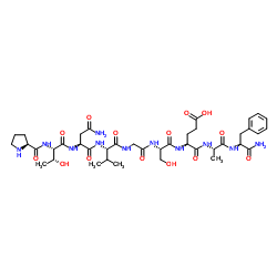 α-CGRP (29-37) (canine, mouse, rat)结构式