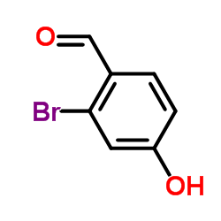 2-Bromo-4-hydroxybenzaldehyde Structure