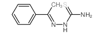 Hydrazinecarbothioamide,2-(1-phenylethylidene)-结构式