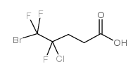 5-溴-4-氯-4,5,5-三氟戊酸结构式