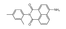6-氨基-2-(2,4-二甲基苯基)-1H-苯并[de]异喹啉-1,3(2H)-二酮结构式