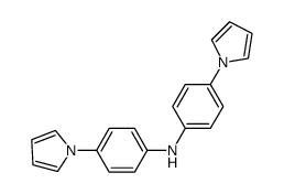 bis(4-(1H-pyrrol-1-yl)phenyl)amine结构式