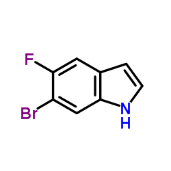 6-Bromo-5-fluoro-1H-indole Structure
