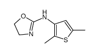 N-(2,5-dimethylthiophen-3-yl)-4,5-dihydro-1,3-oxazol-2-amine结构式