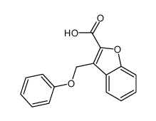 3-(苯氧基甲基)-2-苯并呋喃羧酸结构式