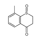 2,3-Dihydro-8-methyl-4H-1-benzothiopyran-4-one 1-oxide结构式