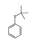 Phenyl tert-butyl sulfide结构式