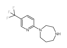 1-[5-(trifluoromethyl)pyrid-2-yl]-1,4-diazepane Structure