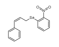 (Z)-(2-nitrophenyl)(3-phenylallyl)selane结构式