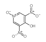 4-Pyridinol,3,5-dinitro-, 1-oxide结构式