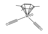 (η6-pseudocumene)W(CO)3 Structure
