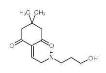 3-[(4,4-二甲基-2,6-二氧代环亚己基)乙基氨基]-丙醇结构式