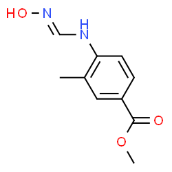 Benzoic acid, 4-[[(hydroxyamino)methylene]amino]-3-methyl-, methyl ester结构式
