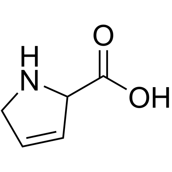 3,4-脱氢-DL-脯氨酸结构式