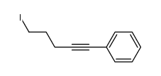 (5-iodopent-1-yn-1-yl)benzene Structure