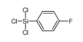 trichloro-(4-fluorophenyl)silane结构式