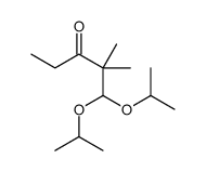 2,2-dimethyl-1,1-di(propan-2-yloxy)pentan-3-one结构式