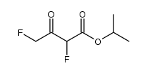 2,4-difluoro-acetoacetic acid isopropyl ester结构式