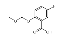 5-fluoro-2-(methoxymethoxy)benzoic acid结构式
