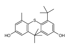 3-tert-butyl-4-(2-tert-butyl-4-hydroxy-6-methylphenyl)sulfanyl-5-methylphenol Structure