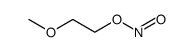 methoxyethyl nitrite Structure
