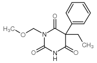 5-ethyl-1-(methoxymethyl)-5-phenyl-1,3-diazinane-2,4,6-trione Structure
