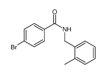 4-Bromo-N-(2-methylbenzyl)benzamide结构式