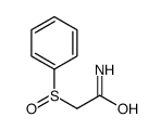 2-(benzenesulfinyl)acetamide结构式