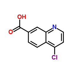 4-氯喹啉-7-甲酸结构式